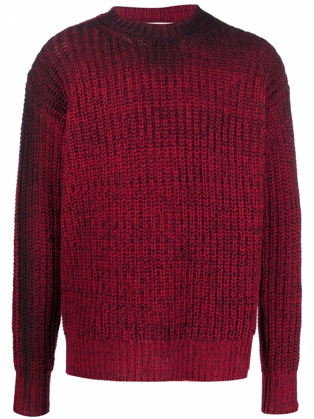 Spray gradient chunky-knit wool jumper - 1