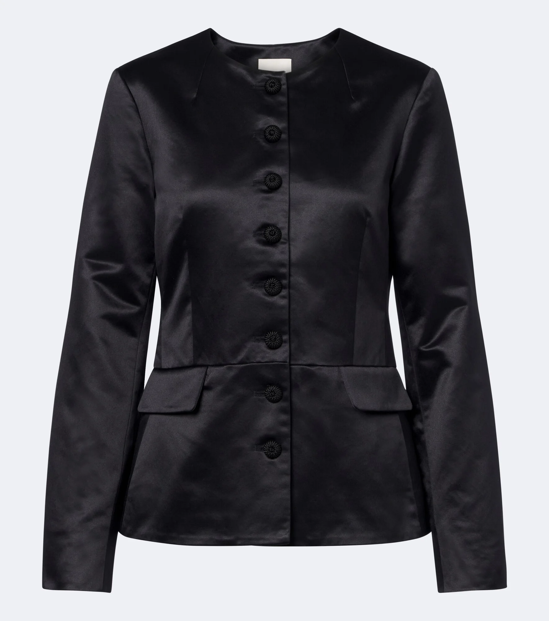 Verity cotton and silk satin jacket - 1