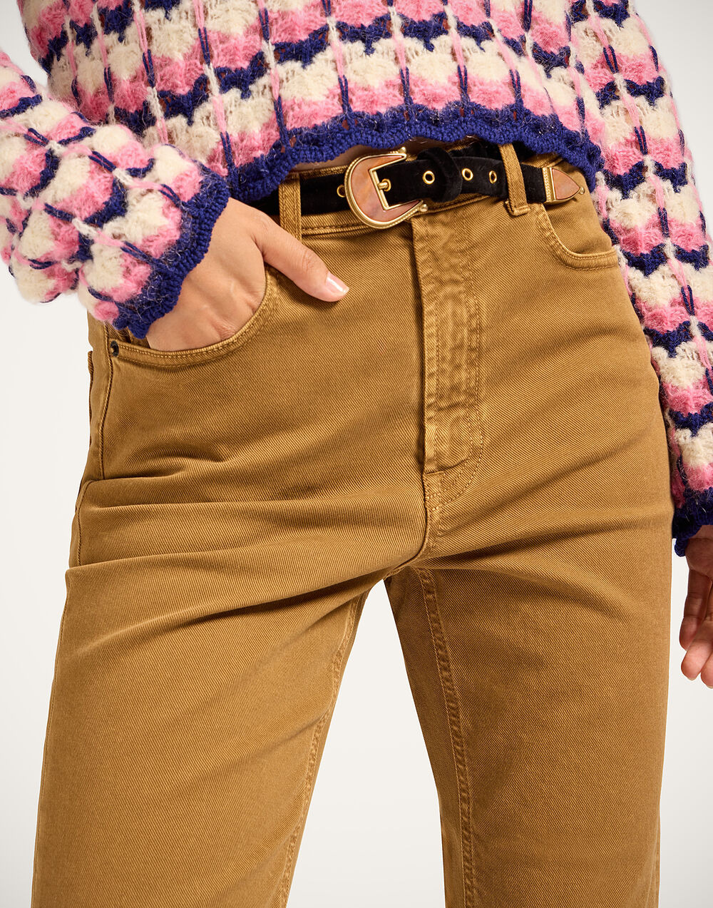 Fancy Crop Jeans - 6