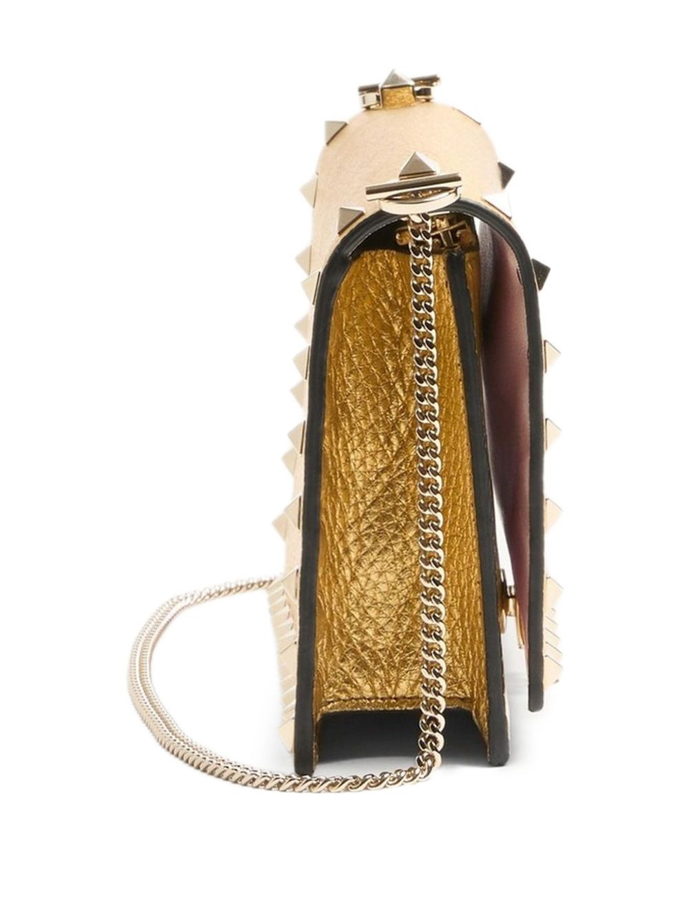 Rockstud leather mini bag - 6
