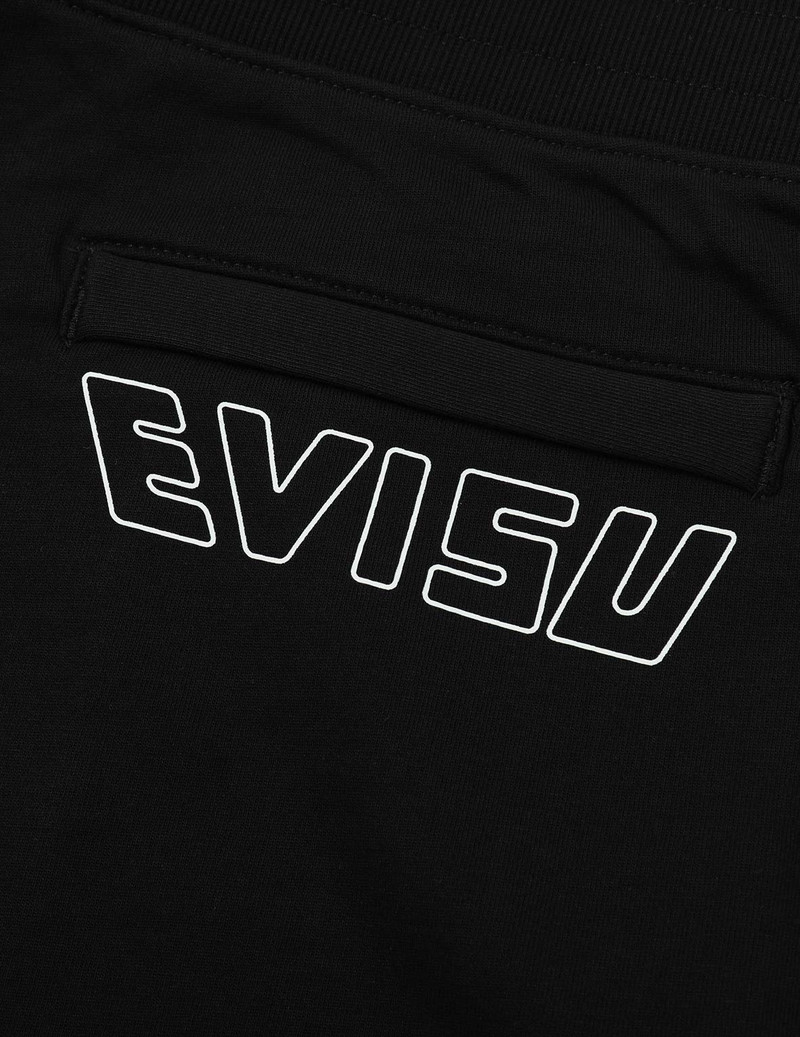 GODHEAD AND KAMON PRINT SWEAT SHORTS 11