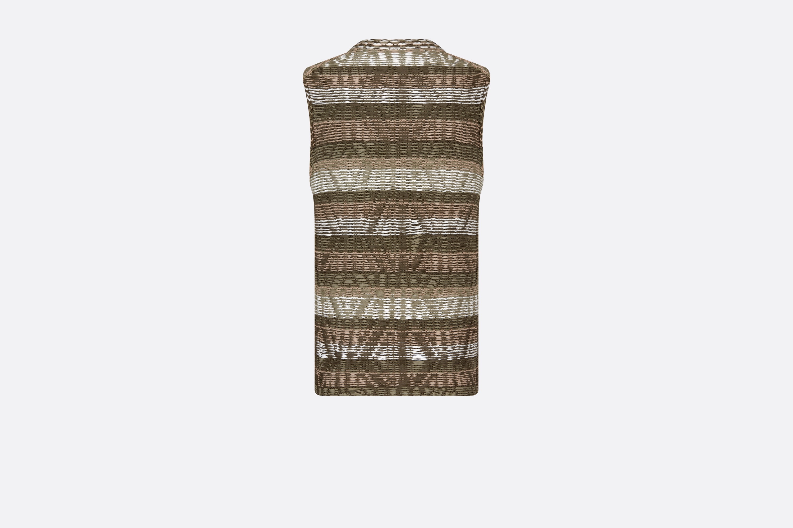 CD Diamond Sleeveless Sweater - 2