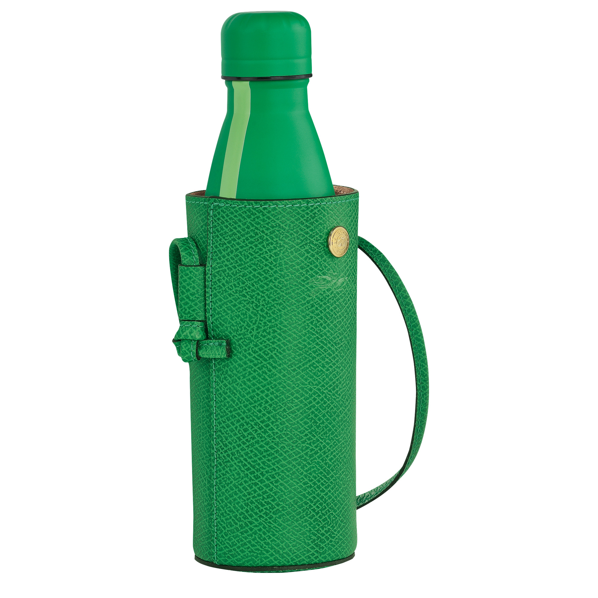 Épure Bottle holder Green - Leather - 2