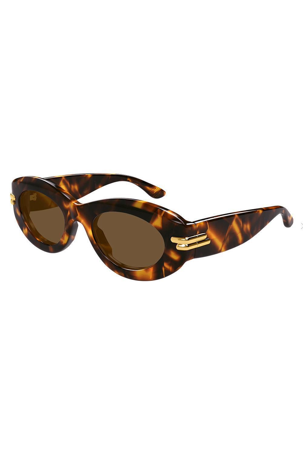 Oval Sunglasses - Havana Brown - 3