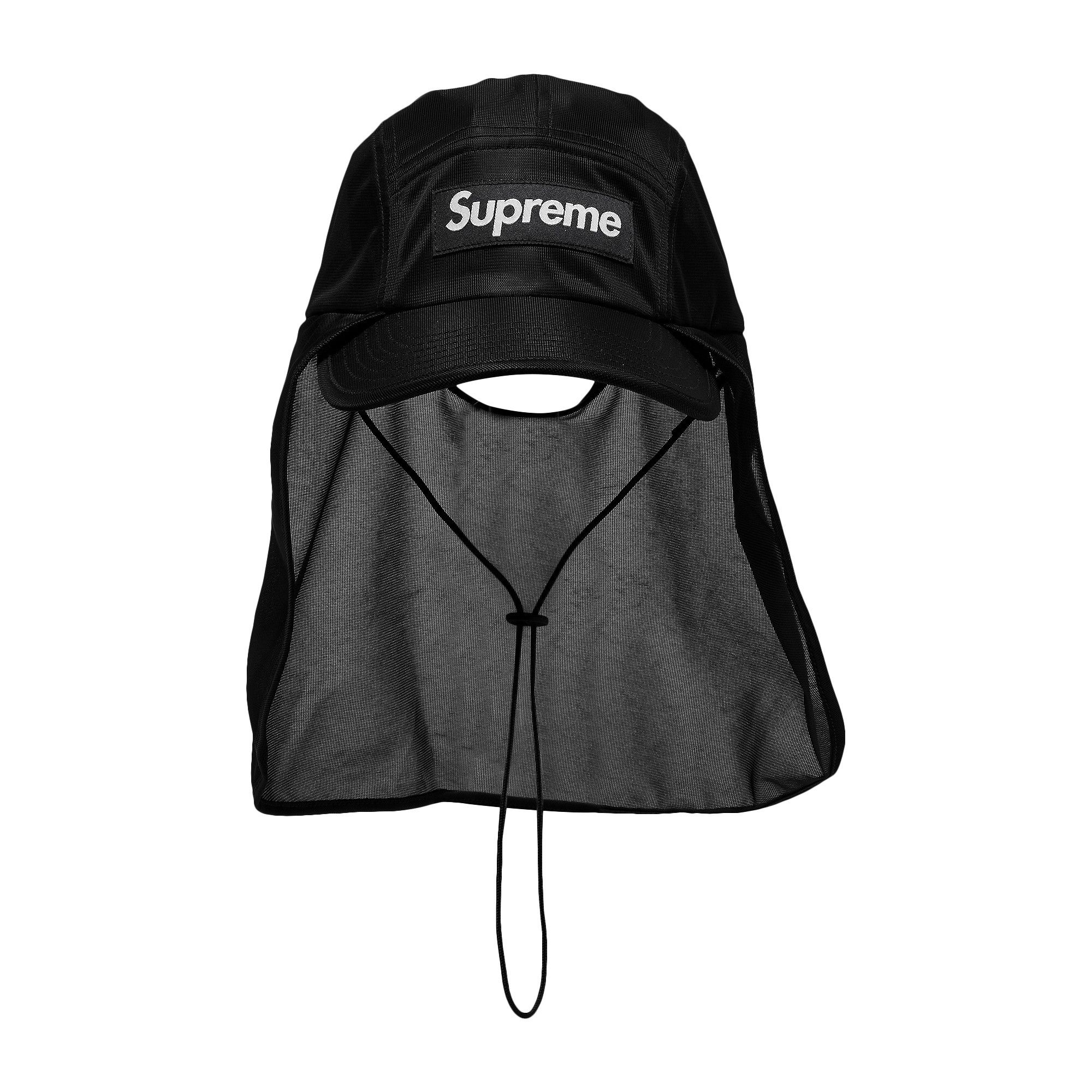 Supreme Mesh Sunshield Camp Cap 'Black' - 1