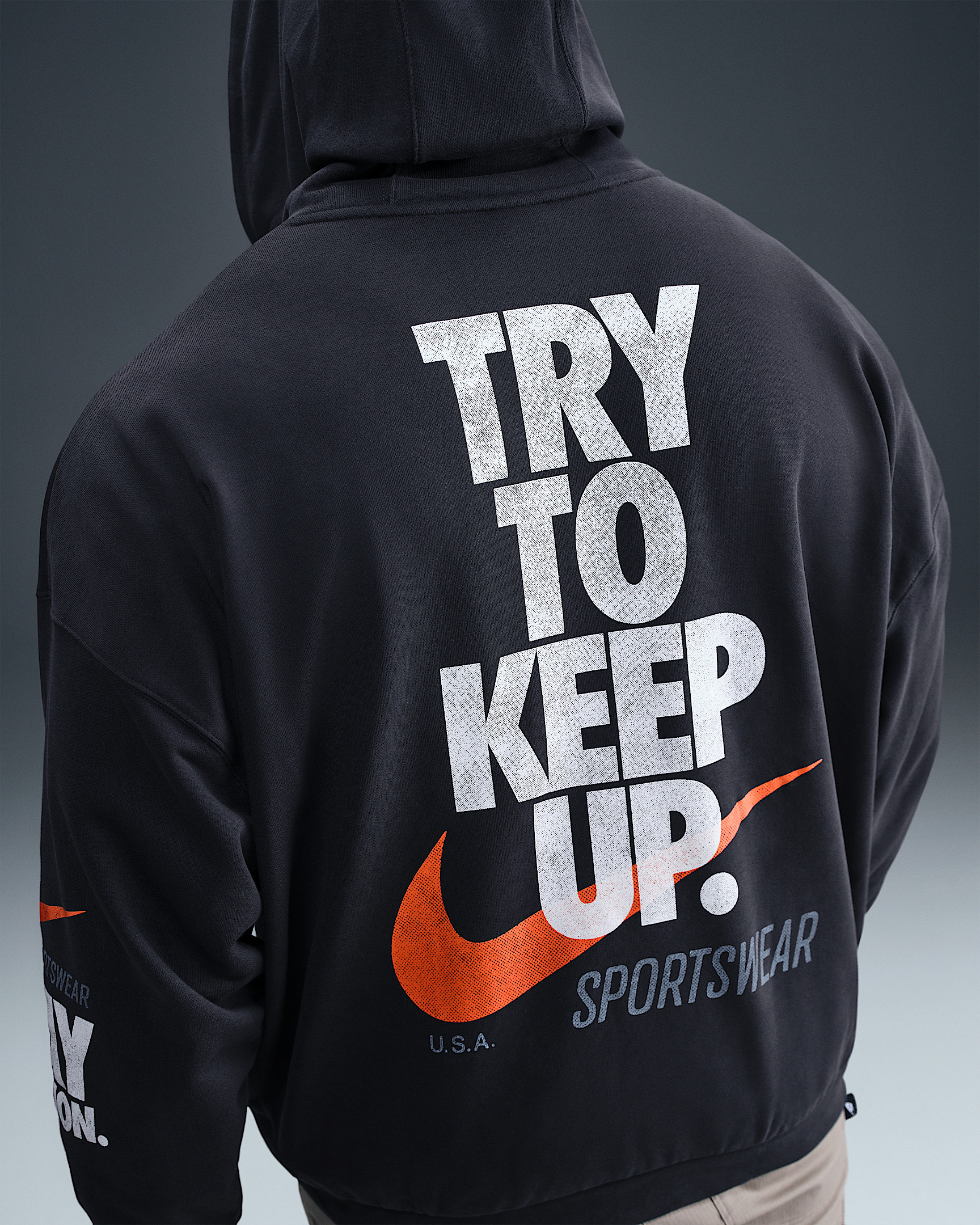 Nike Club Men's Oversized French Terry Pullover Hoodie - 7