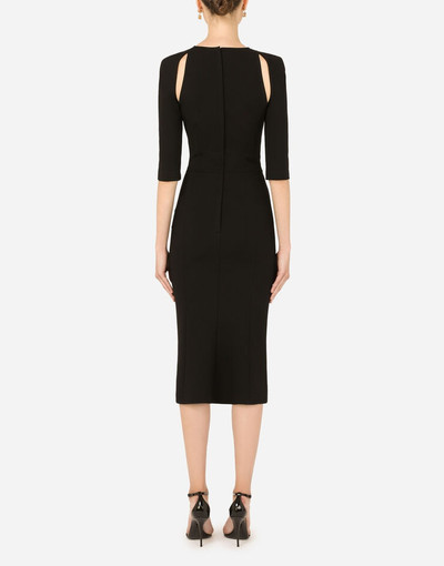 Dolce & Gabbana Jersey calf-length dress with cut-outs outlook