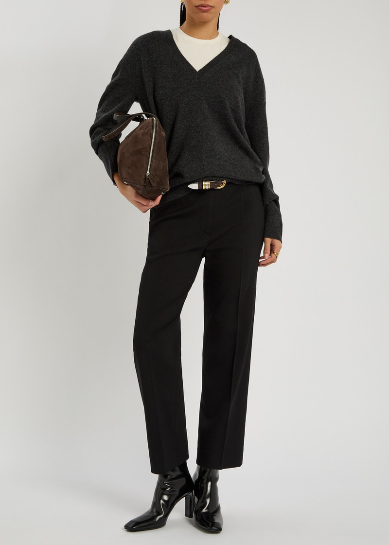 Toteme Cropped Straight-leg Trousers 4