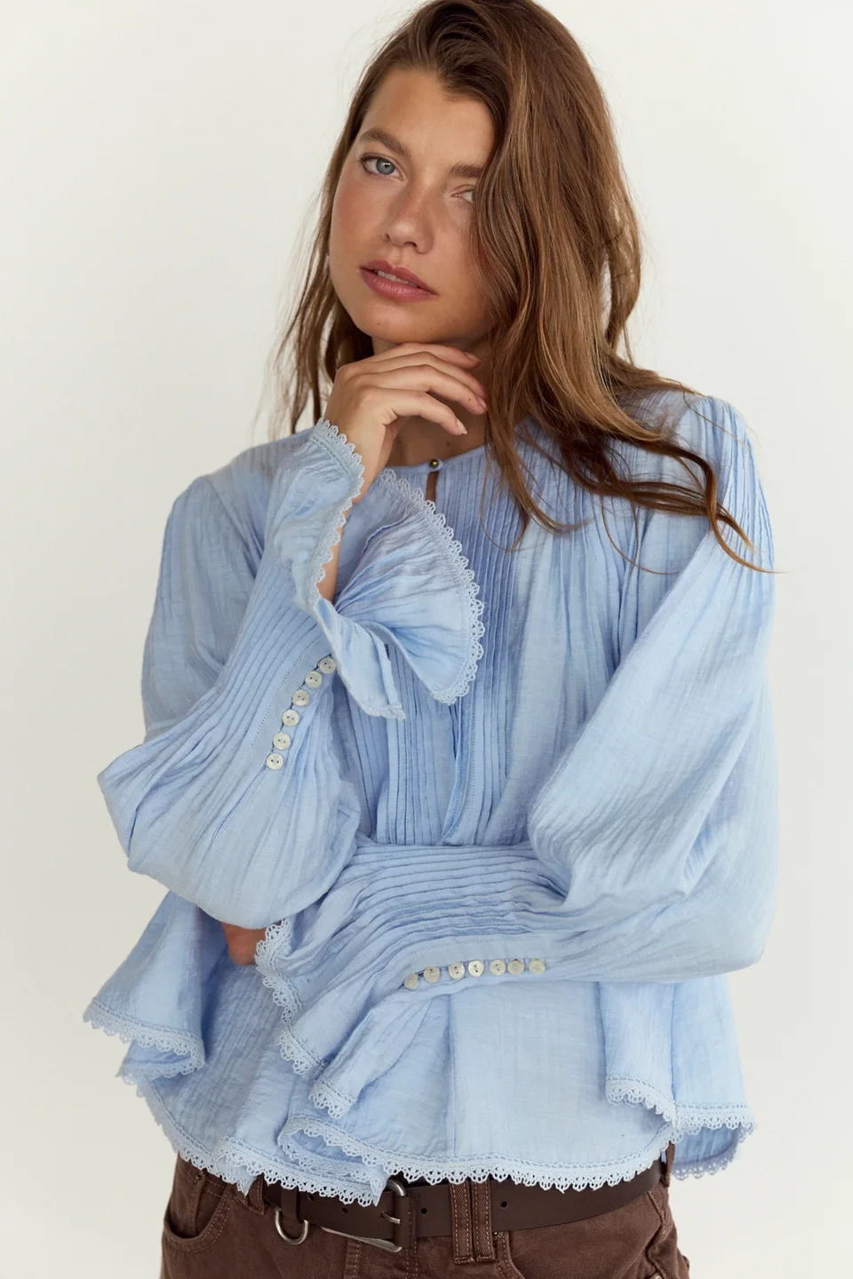 Thousand Pintucks Blouse - 1