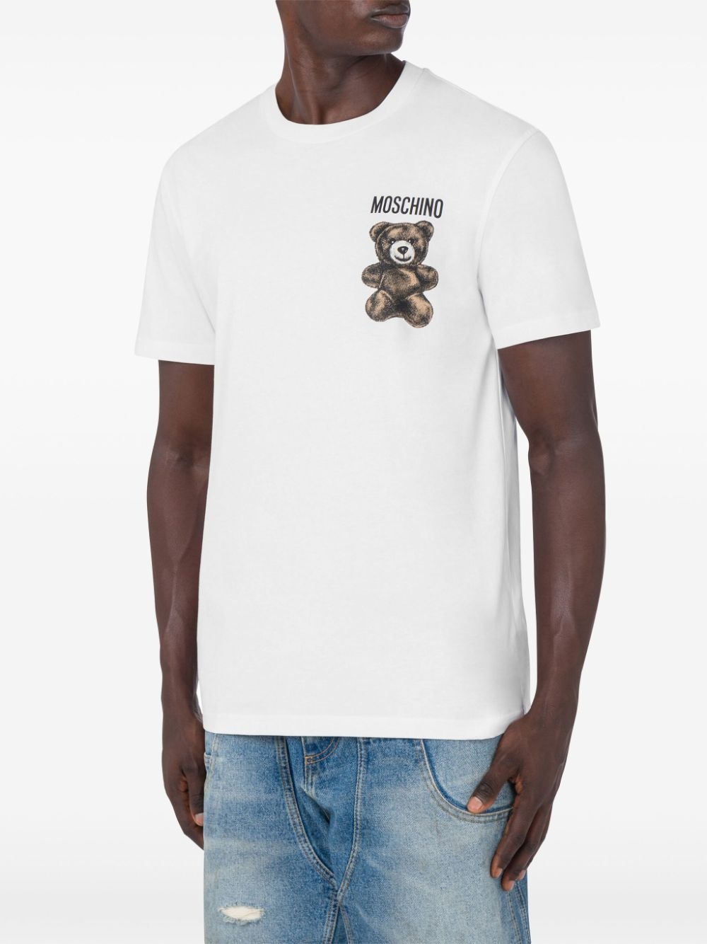 Teddy bear-print T-shirt - 2