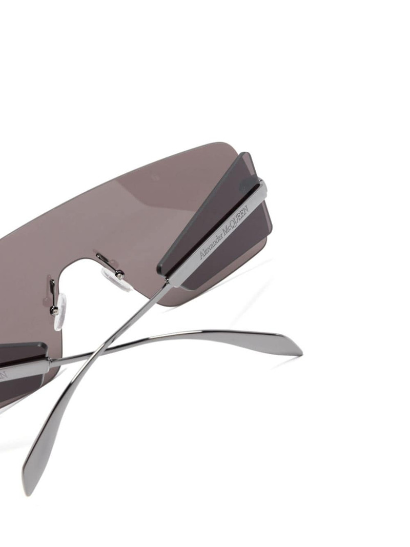 oversize shield-frame sunglasses 3