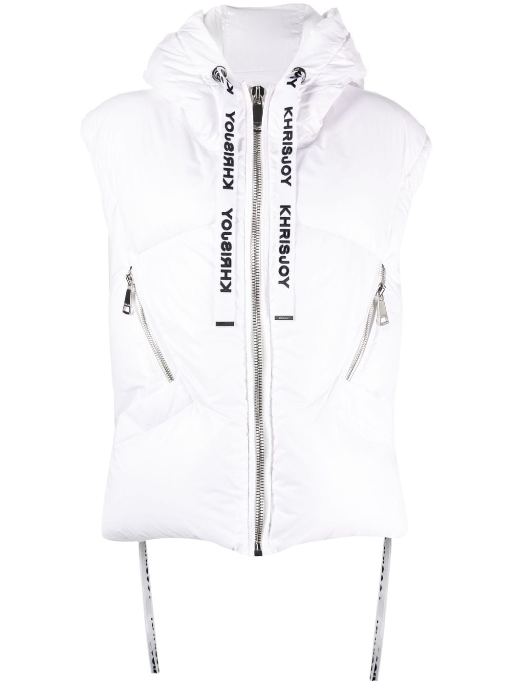 Puff quilted hooded gilet - 2