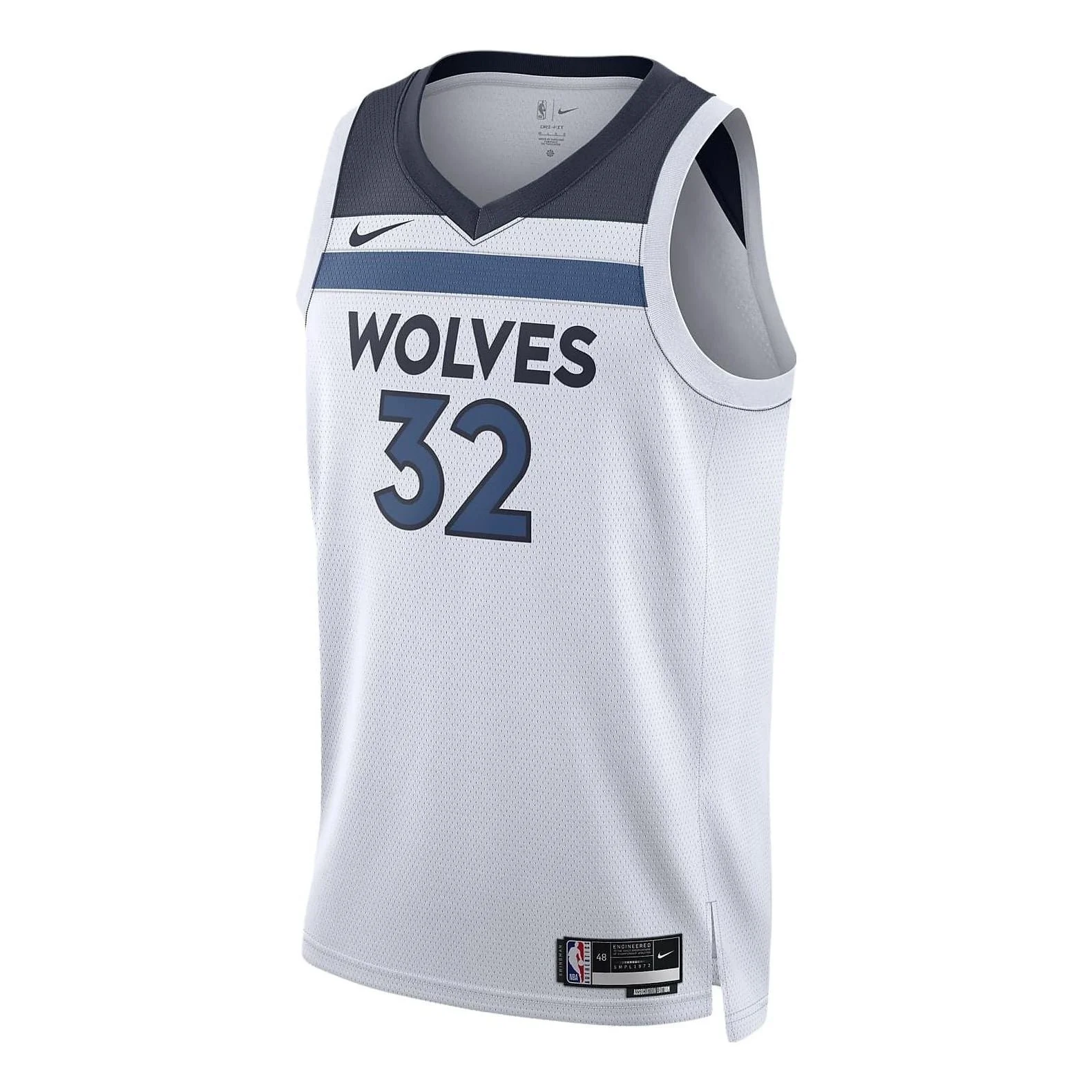 Nike x NBA Minnesota Timberwolves Karl-Anthony Towns Jerseys 'White' DN2085-100 - 1