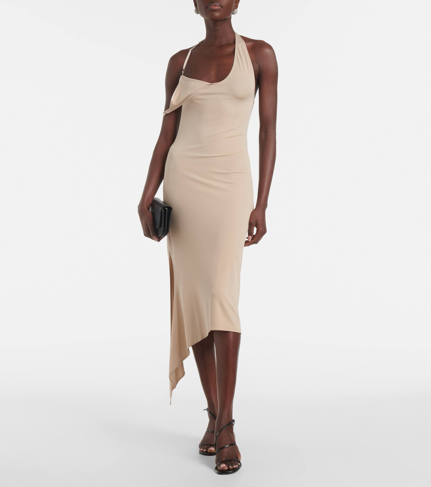 Undressed asymmetrical midi dress - 2