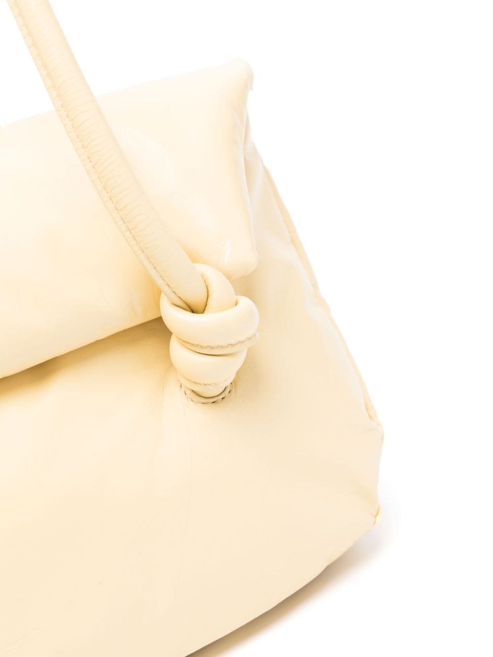 knot-detail leather tote bag - 4