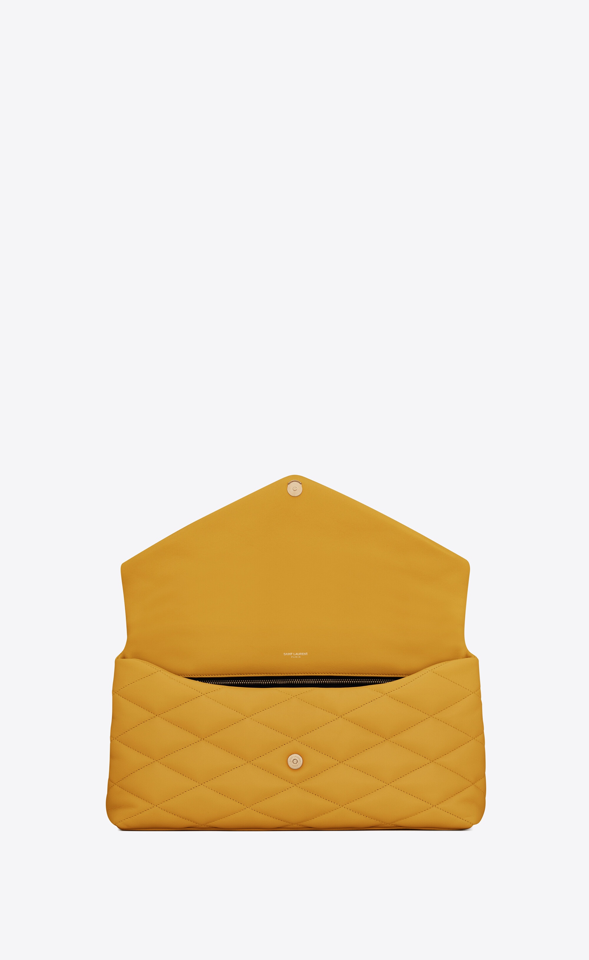 sade puffer envelope clutch in lambskin - 4