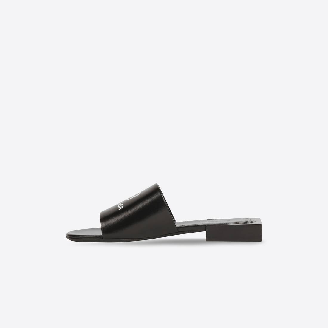 Women's Box Sandal in Black - 4