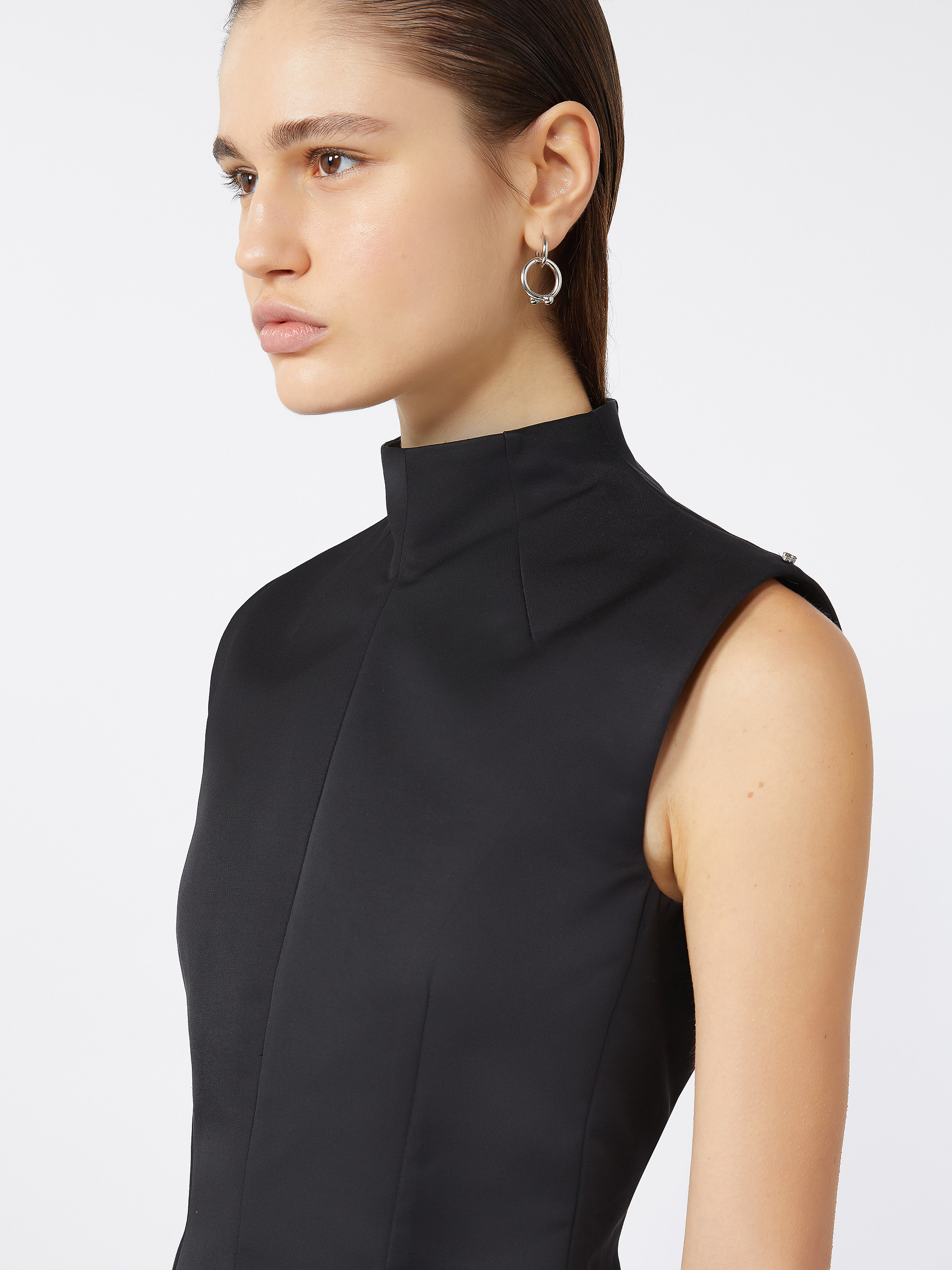CILENO01 Long bi-material dress - KLEPSYDRA CAPSULE - 5