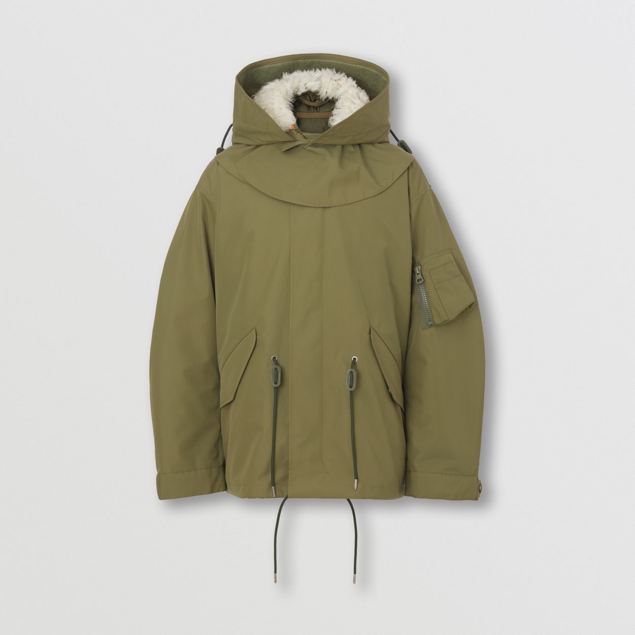 Technical Parka with Detachable Shearling Warmer - 1