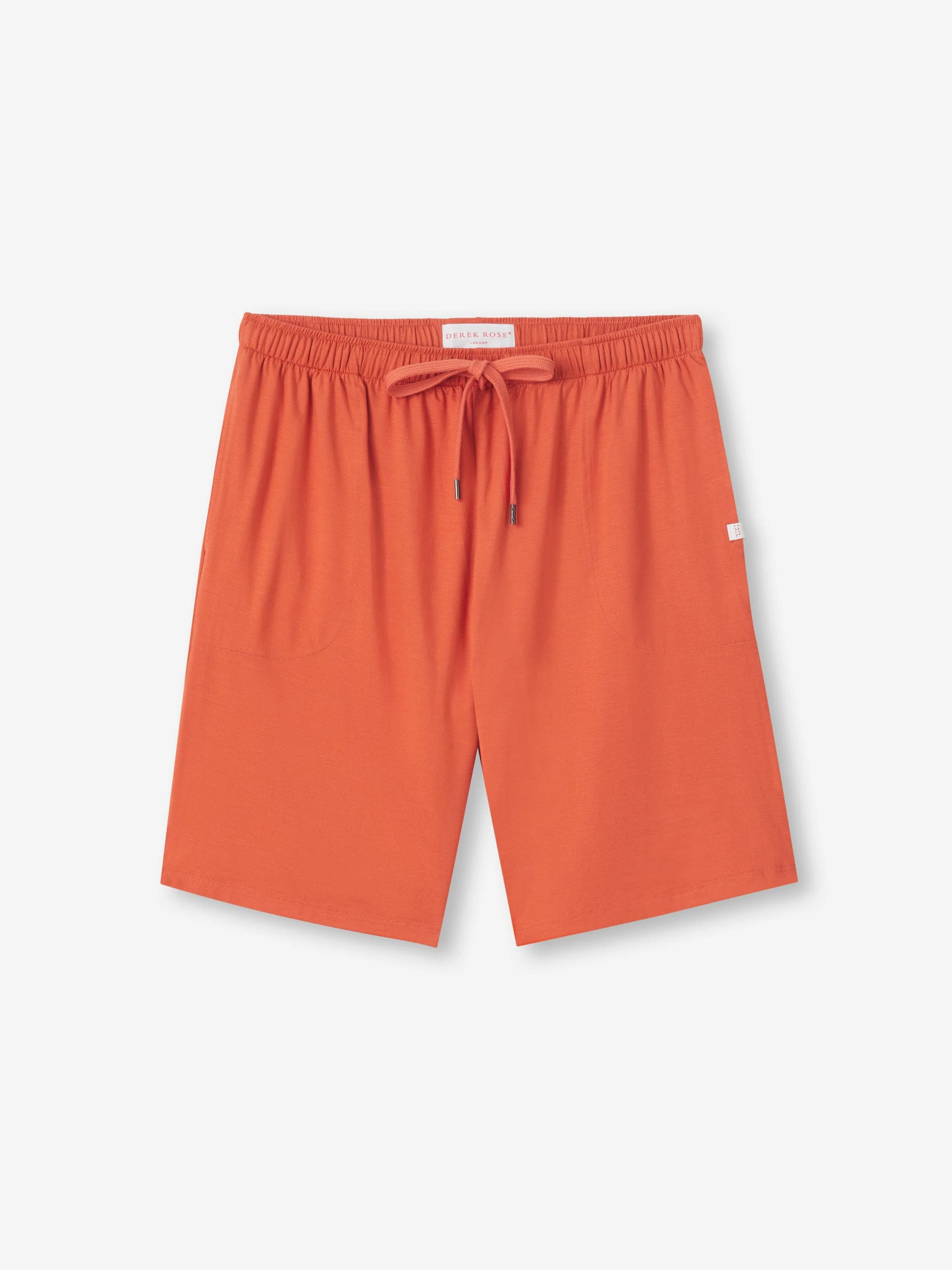 Men's Lounge Shorts Basel Micro Modal Stretch Spiced Orange - 2