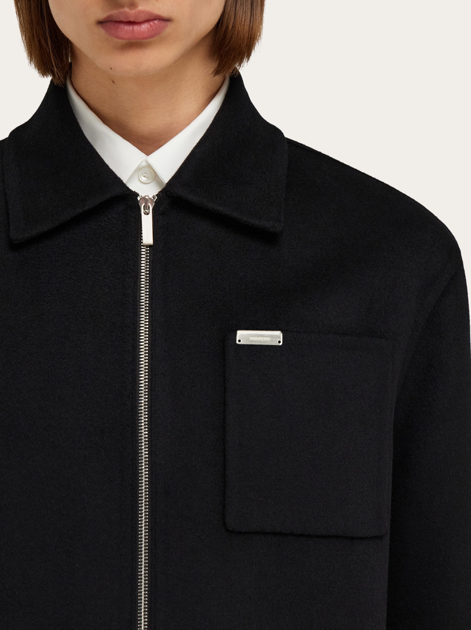 Cashmere-blend blouson - 5