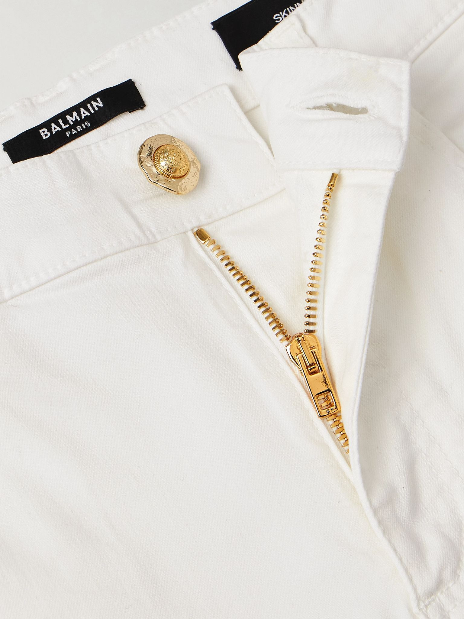High-rise skinny jeans Off-white - 5