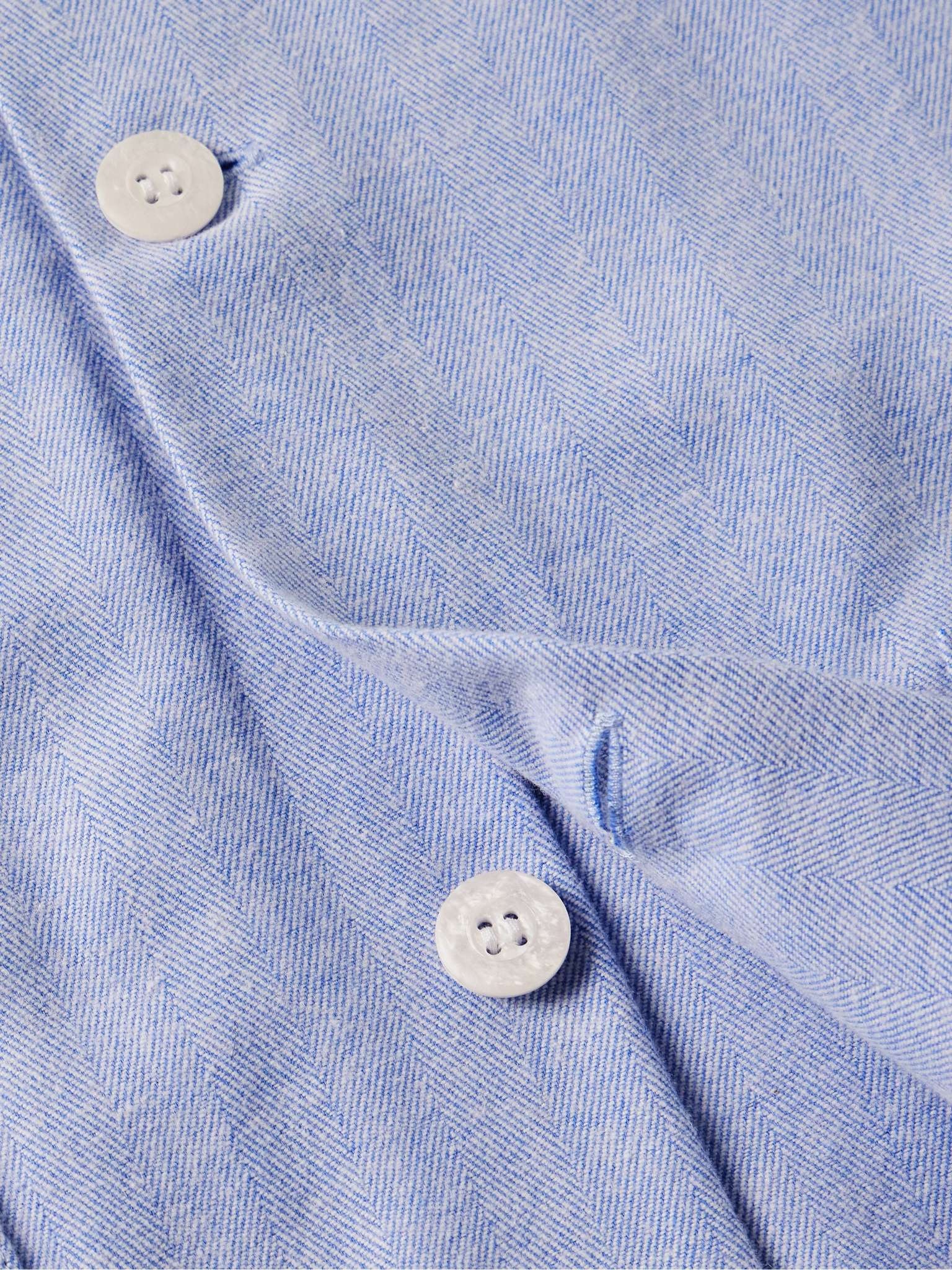 Arran Herringbone Brushed-Cotton Pyjama Set - 4
