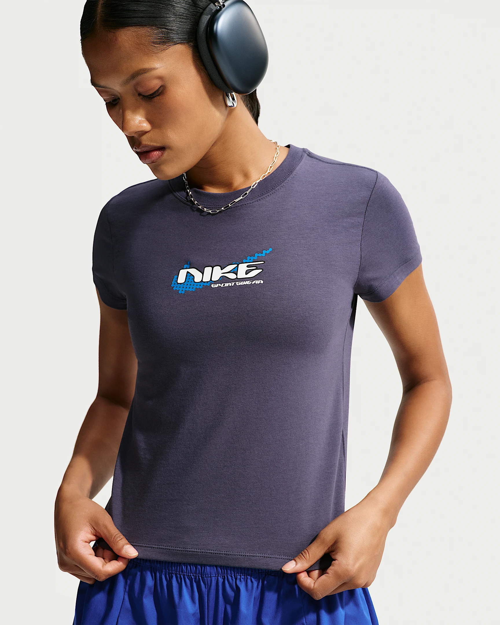 Nike Sportswear Chill Knit Women's Slim Mod-Cropped T-Shirt - 1