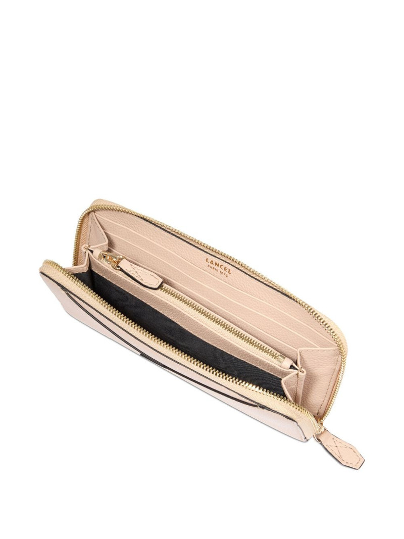 Enveloppe leather zip-around wallet 4