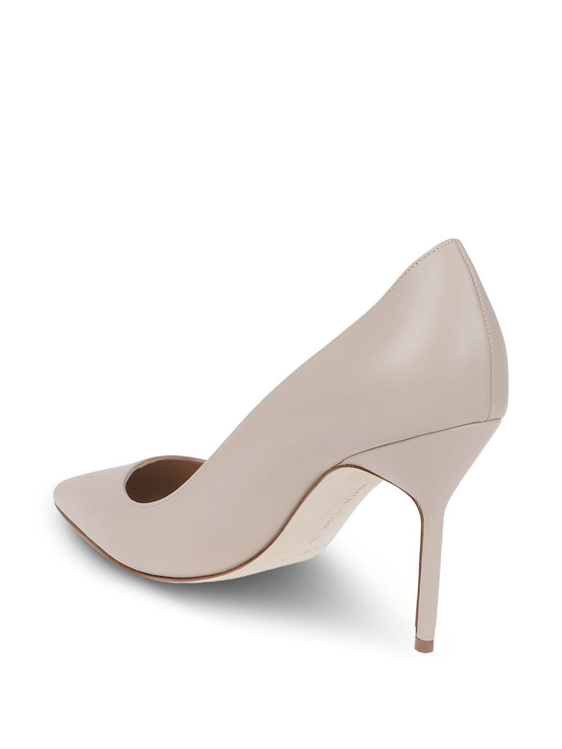 90mm pointed-toe leather pumps 3
