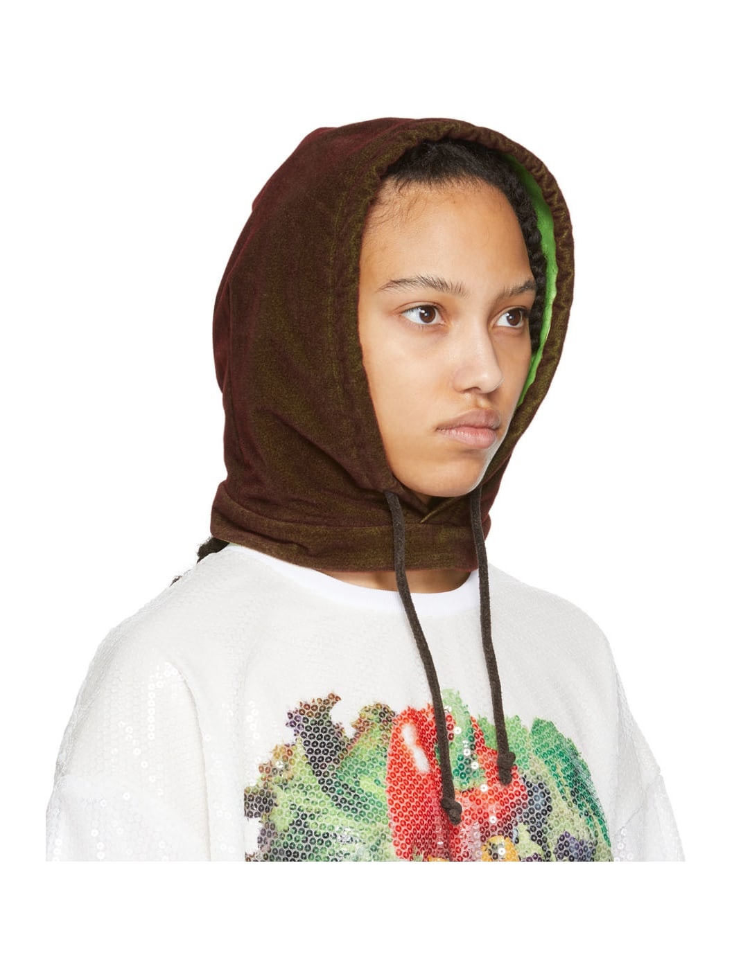 Brown & Green Kiwi Beanie - 2