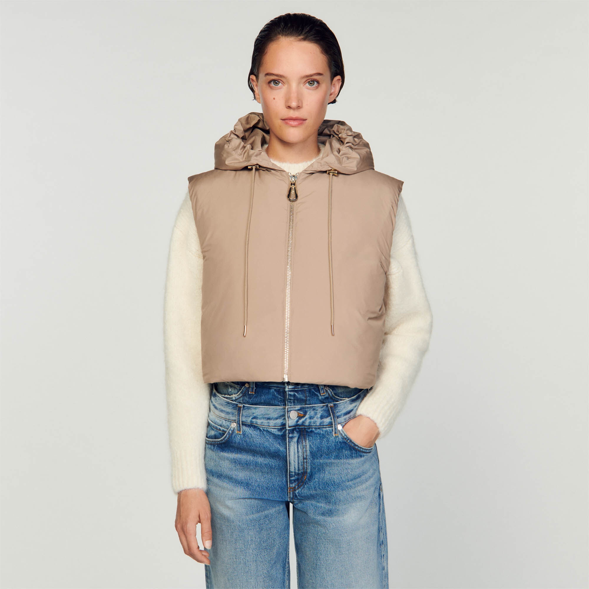 SLEEVELESS PUFFER JACKET - 5