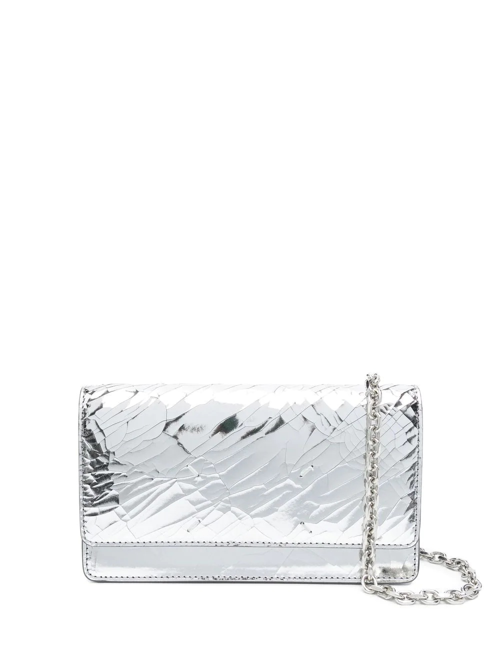 Fridge metallic-finish crossbody bag - 1