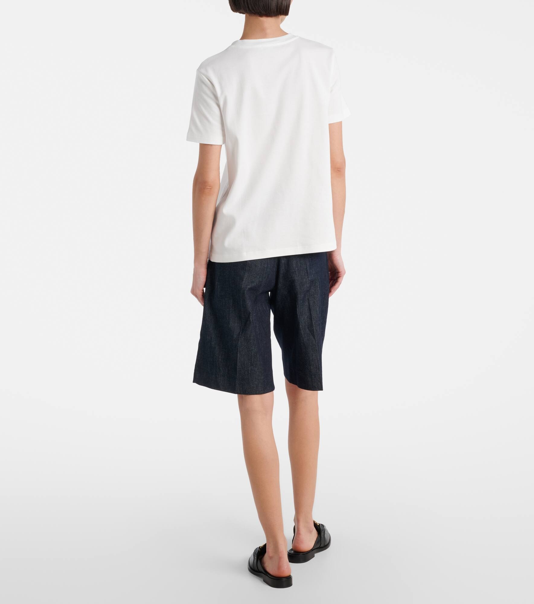 Madera embroidered cotton jersey T-shirt - 3