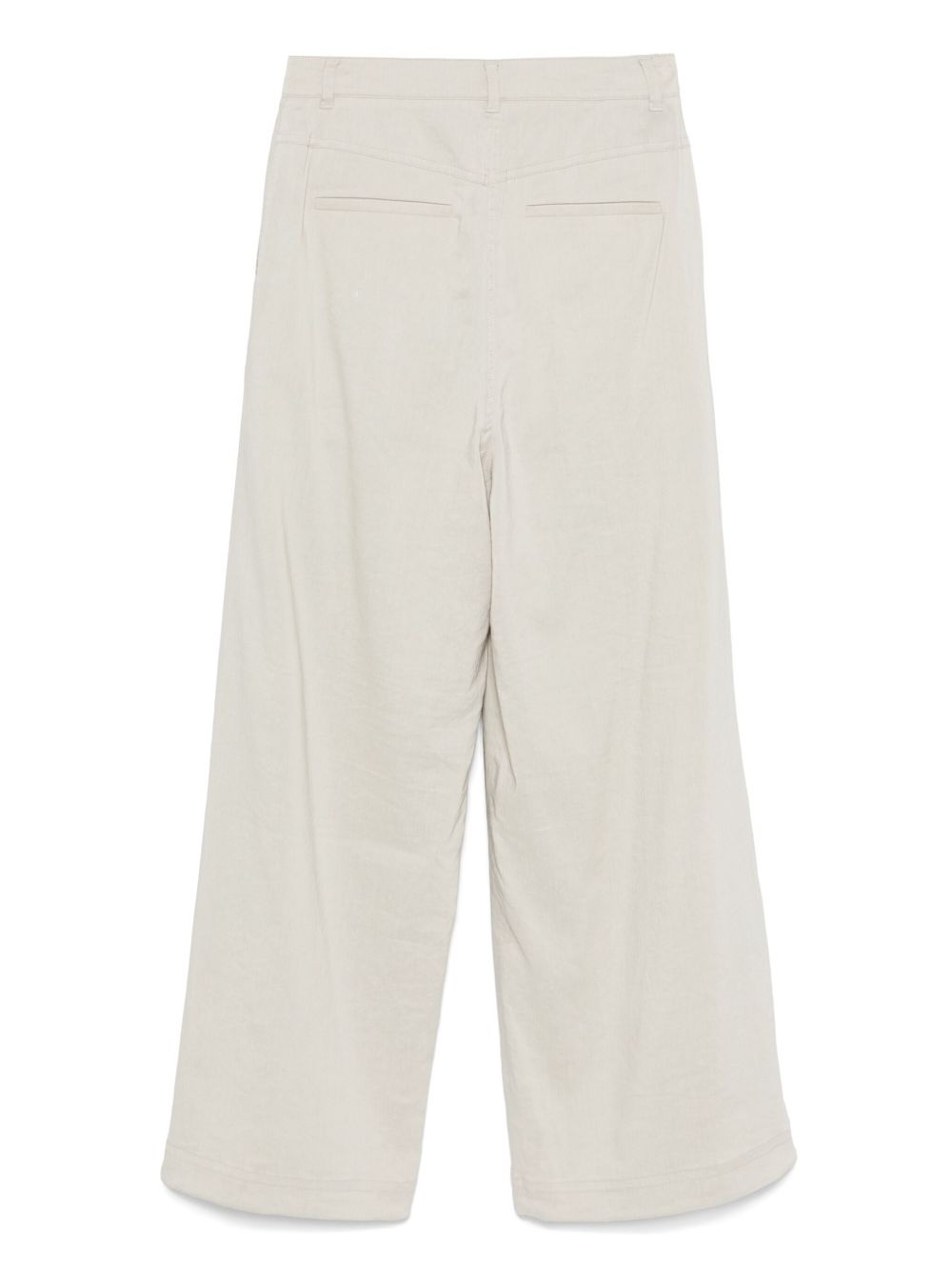 pleated palazzo pants - 2