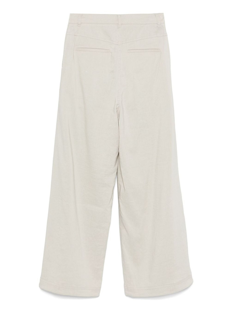 LOW CLASSIC pleated palazzo pants outlook