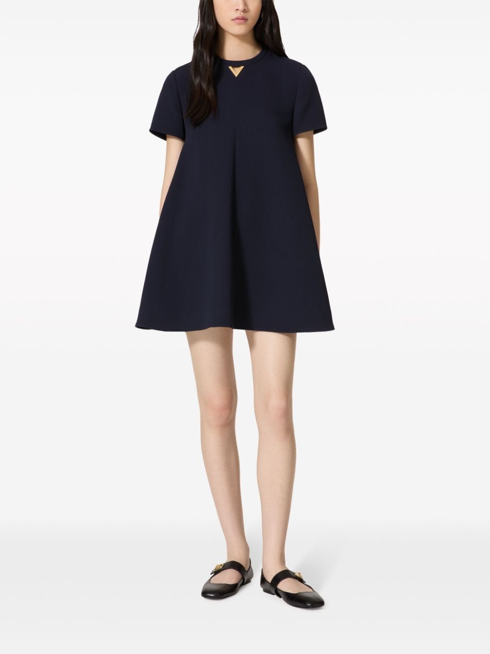 Strucutred Couture short-sleeve minidress - 3