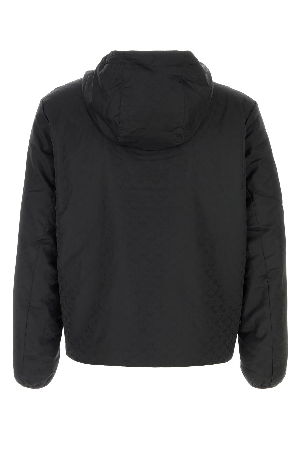 Black polyester padded jacket - 2