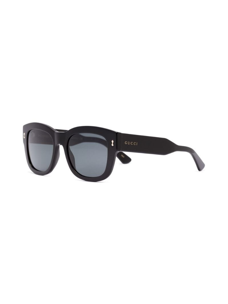 rectangle-frame branded sunglasses - 2