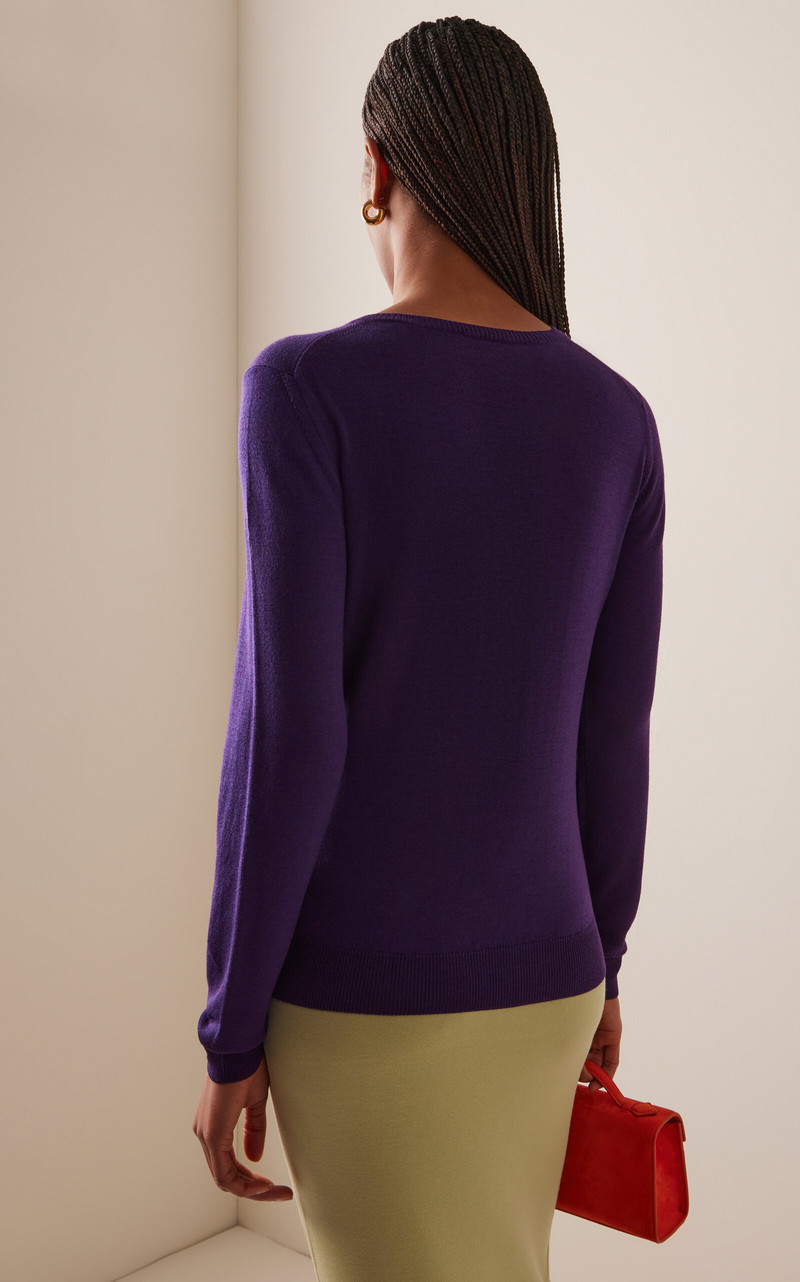 Billie Wool Sweater purple 4