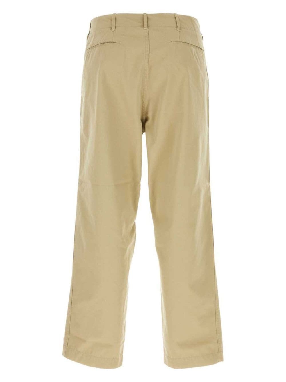 concealed-fastening straight trousers - 2