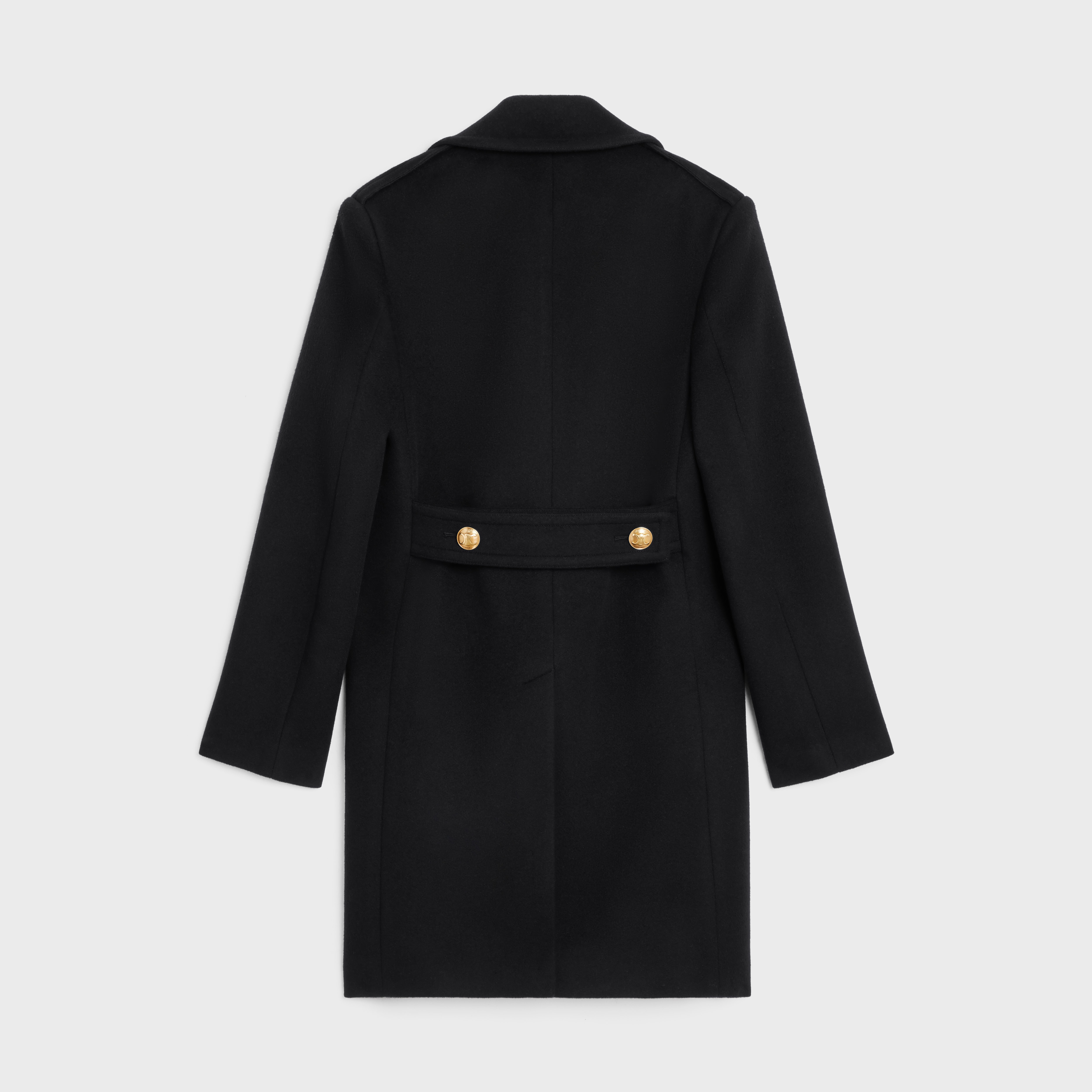 military coat in cashmere wool - 2