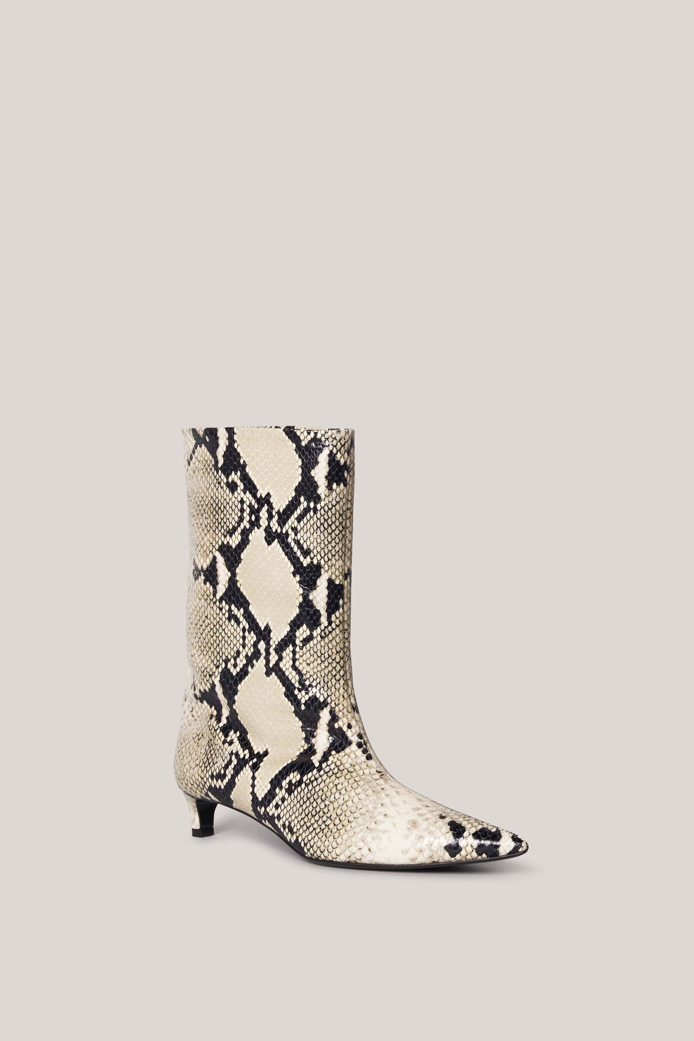 Snake Printed Boot - 3