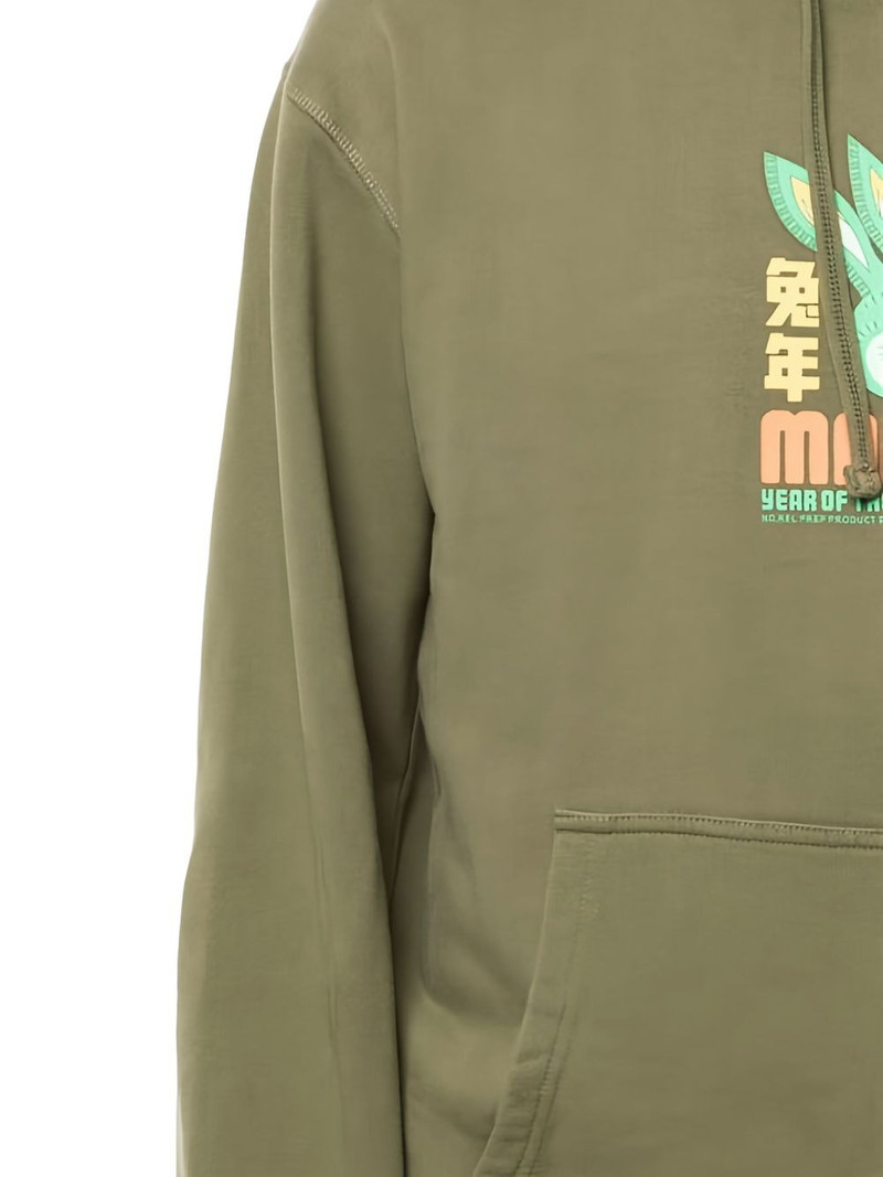 rabbit-print cotton hoodie 4