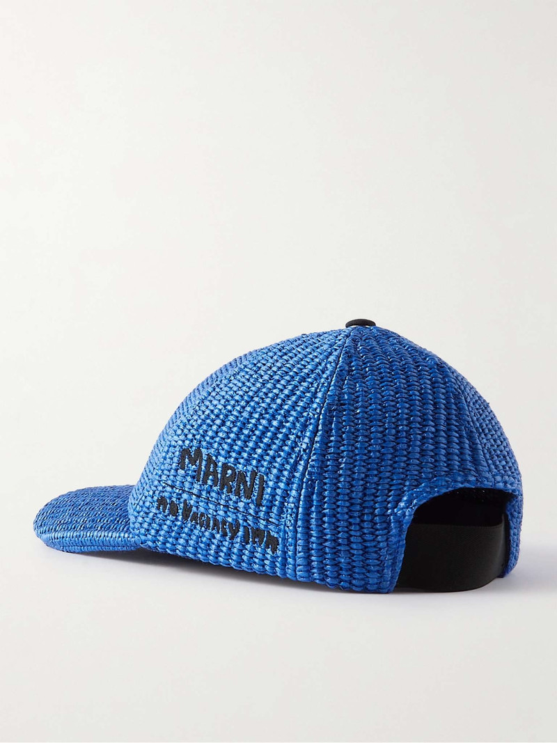 Marni + No Vacancy Inn Logo-Embroidered Cotton-Blend Corduroy Cap outlook