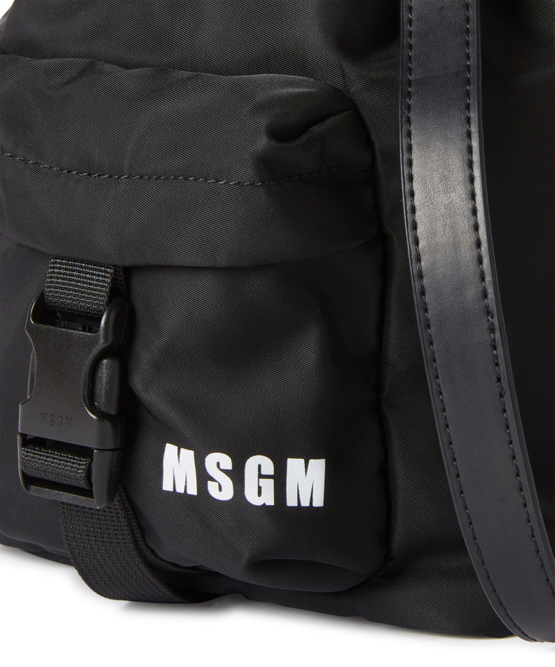 "Signature Iconic Nylon" bucket bag 4