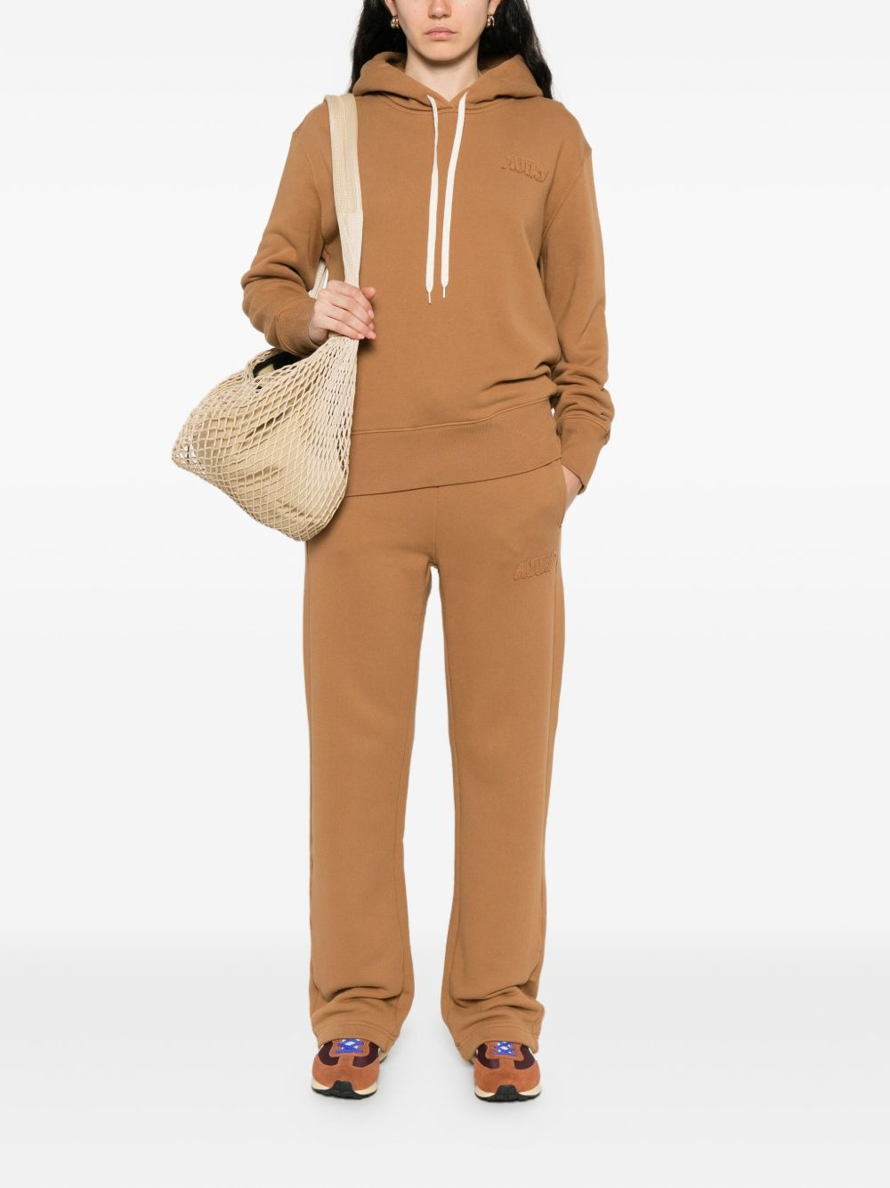 logo-embroidered drawstring sweatpants - 2