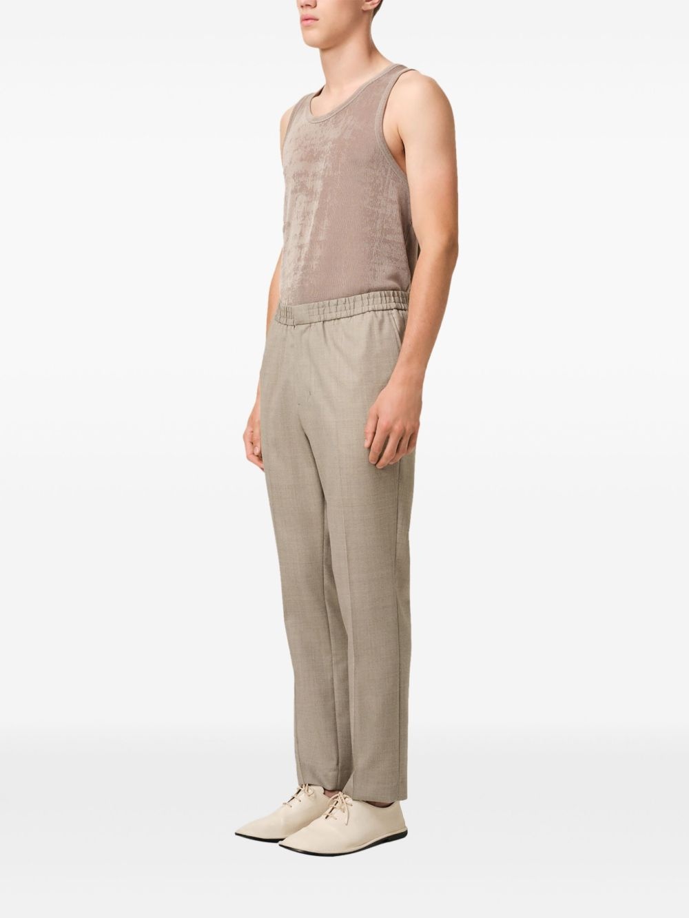 elasticated-waist trousers - 3