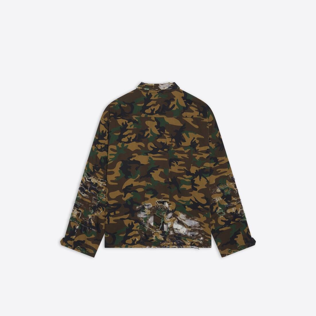 Men's Army Jacket  in Green - 2