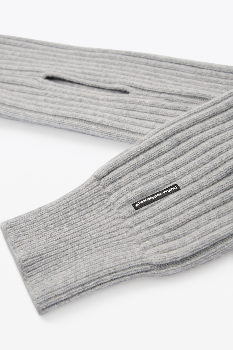 Alexander Wang Hybrid Ribbed Scarf with Sleeves outlook